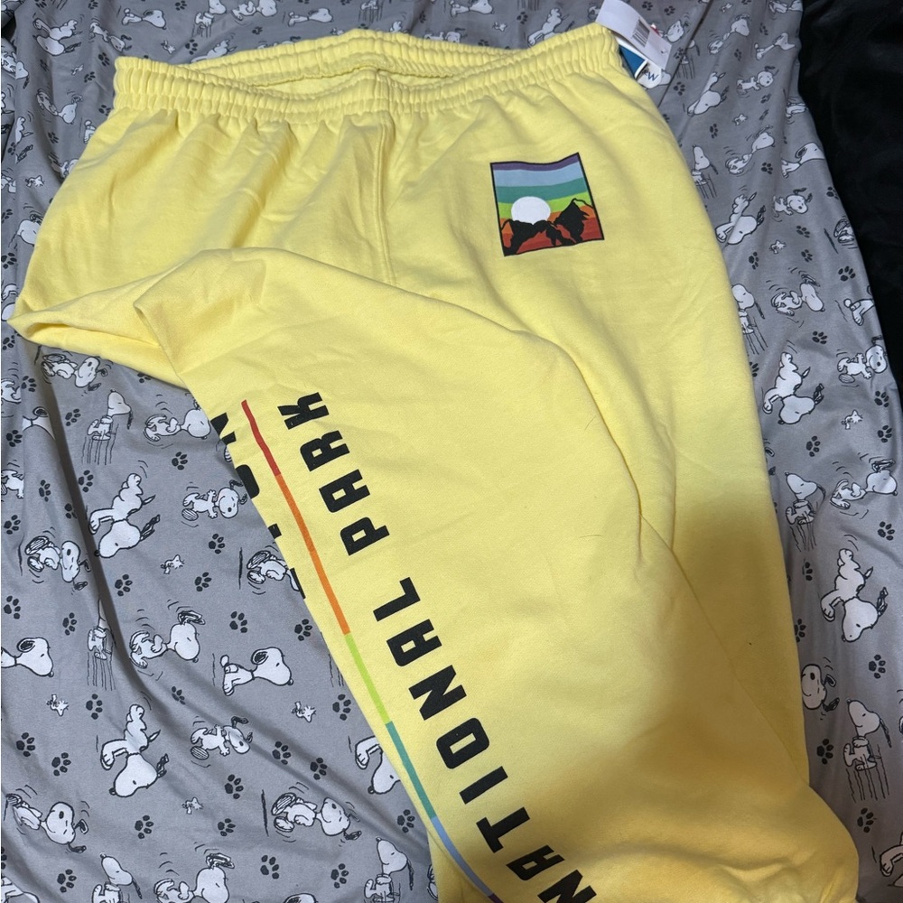 National Parks Yellow Sweatpants